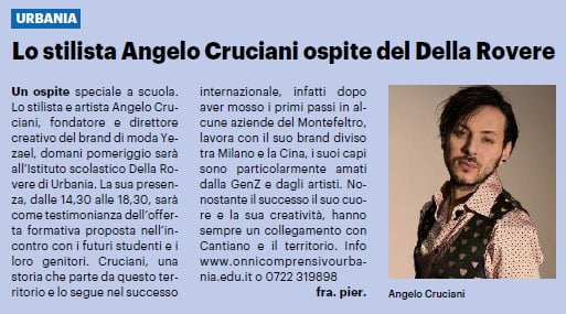 Cruciani ospite del Della Rovere